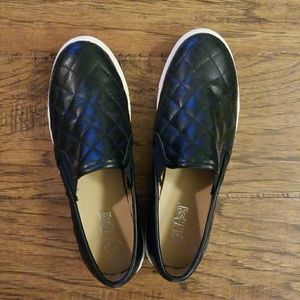 Brash quilted slip on sneakers